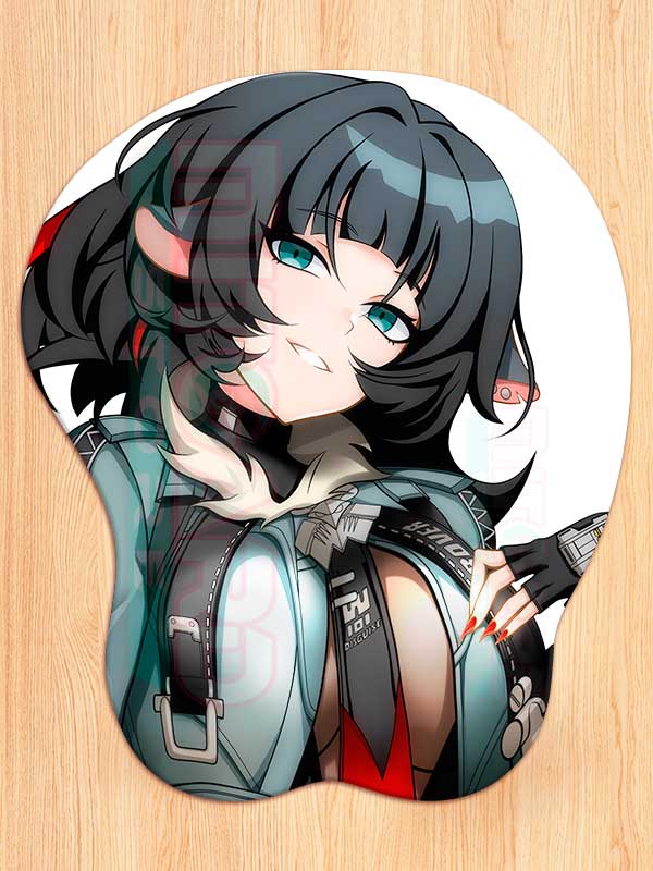 Jane Doe 3D Mouse pad with Gel Wrist rest